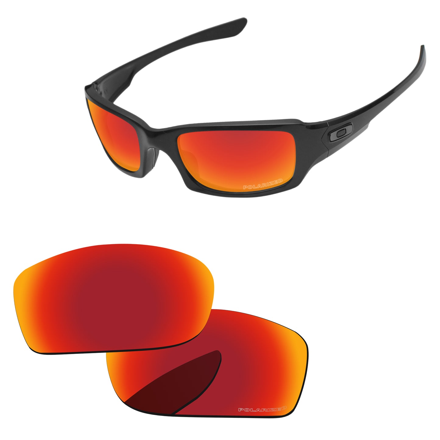 Replacement Lenses for Oakley Fives Squared Asian Fit