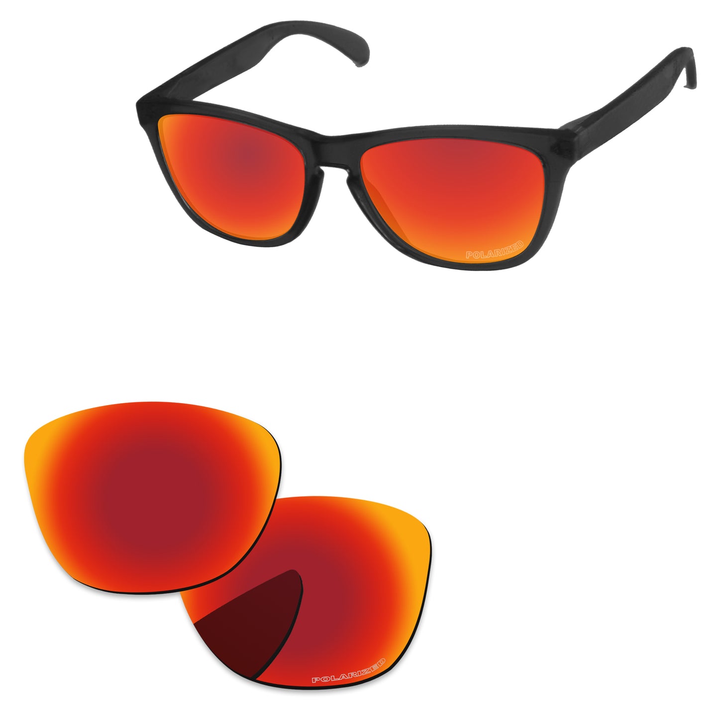Replacement Lenses for Oakley Frogskins Asian Fit
