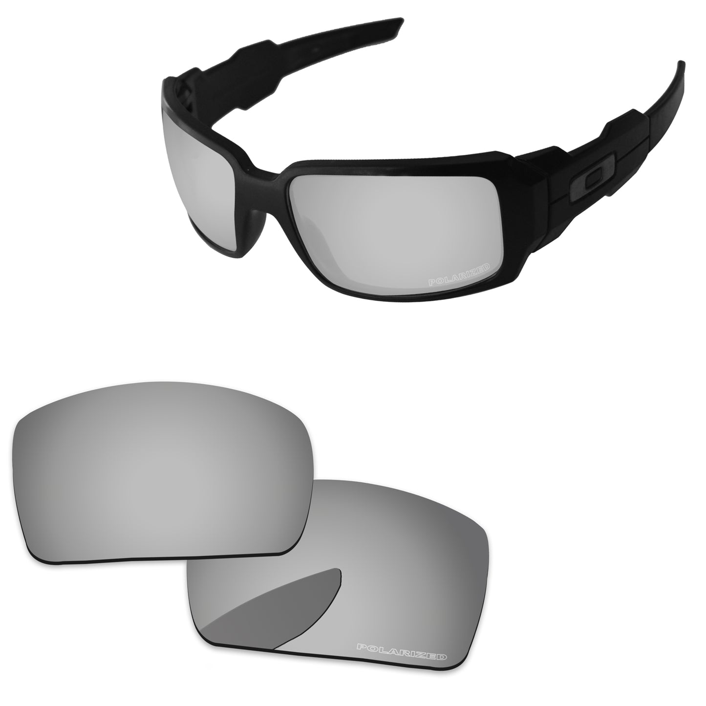 Replacement Lenses for Oakley Oil Drum