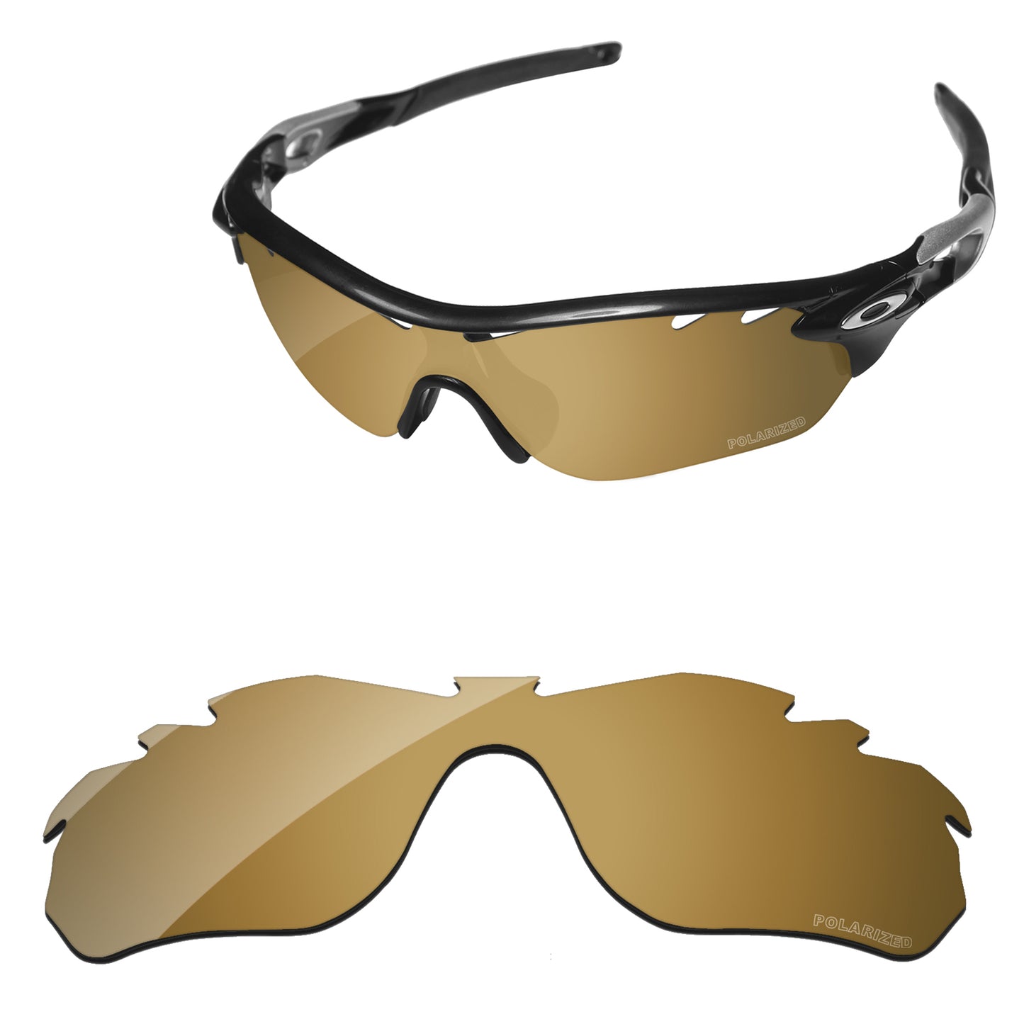 Replacement Lenses for Oakley RadarLock Edge Vented Asian Fit