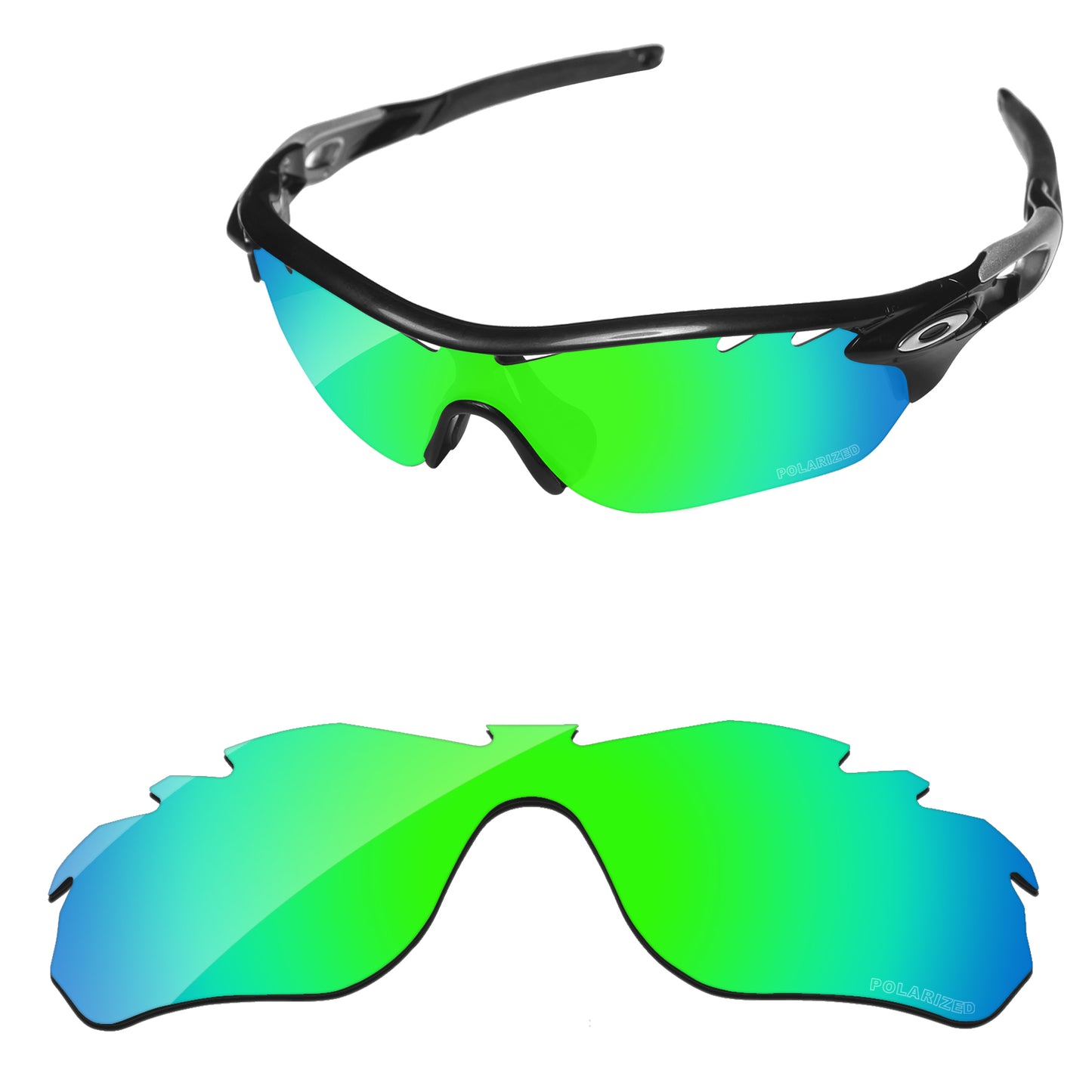 Replacement Lenses for Oakley RadarLock Edge Vented Asian Fit