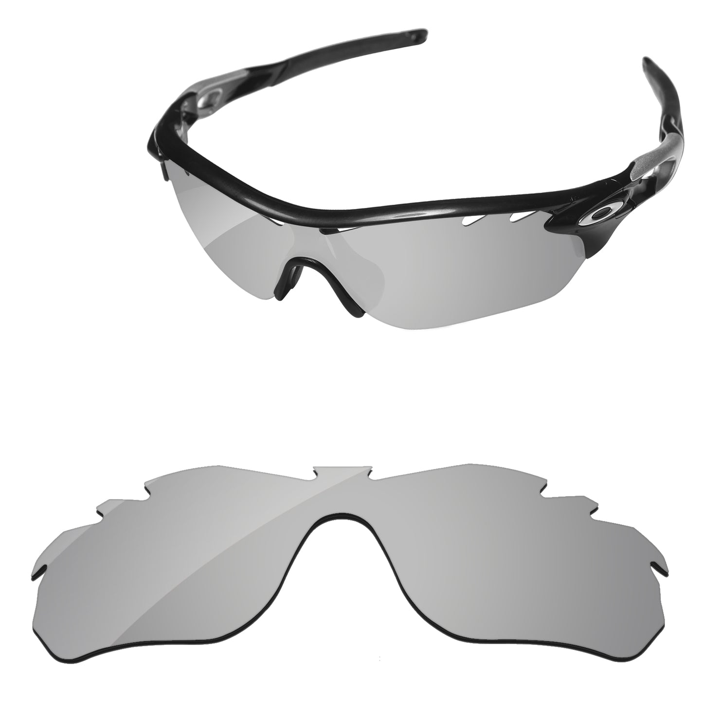 Replacement Lenses for Oakley RadarLock Edge Vented Asian Fit