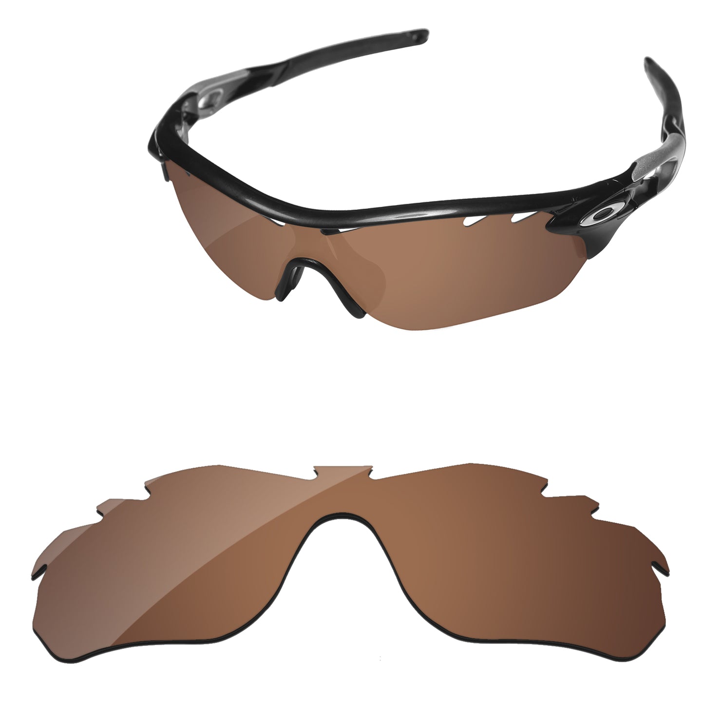 Replacement Lenses for Oakley RadarLock Edge Vented Asian Fit
