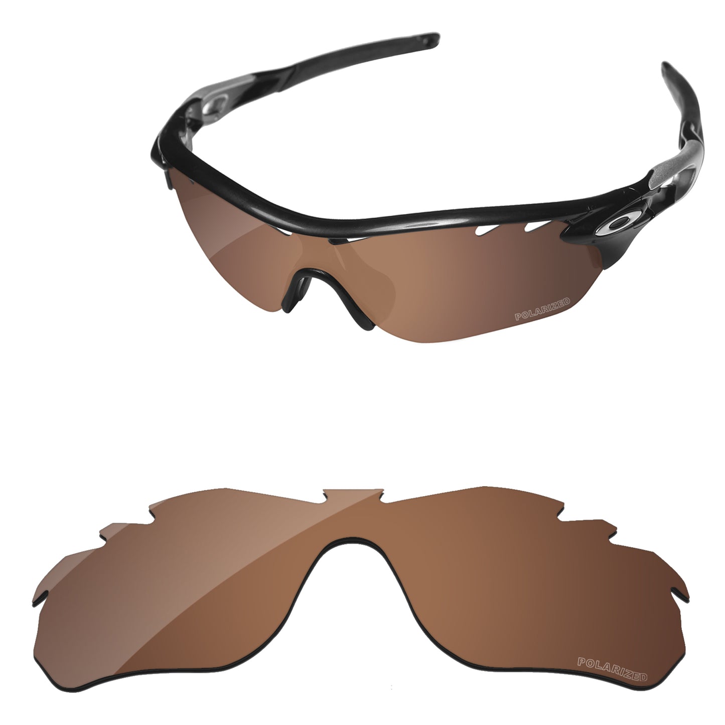 Replacement Lenses for Oakley RadarLock Edge Vented Asian Fit