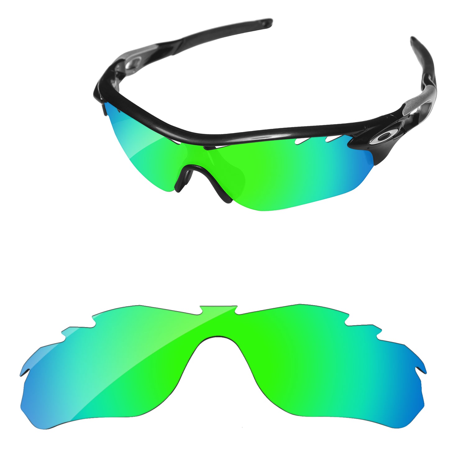 Replacement Lenses for Oakley RadarLock Edge Vented Asian Fit