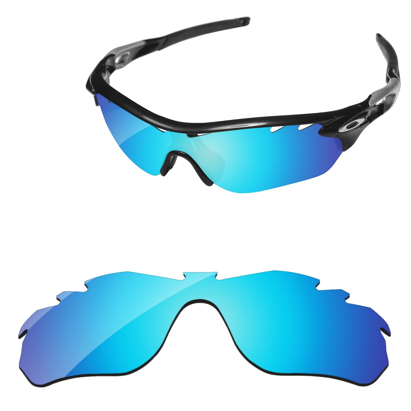 Replacement Lenses for Oakley RadarLock Edge Vented Asian Fit