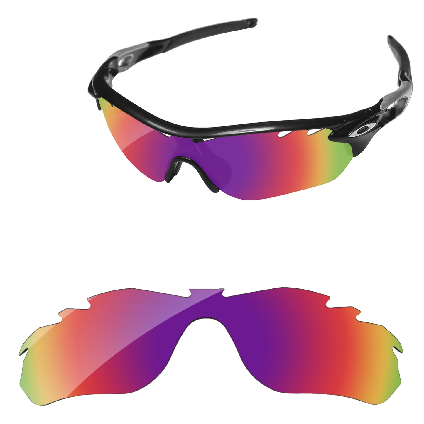 Replacement Lenses for Oakley RadarLock Edge Vented Asian Fit