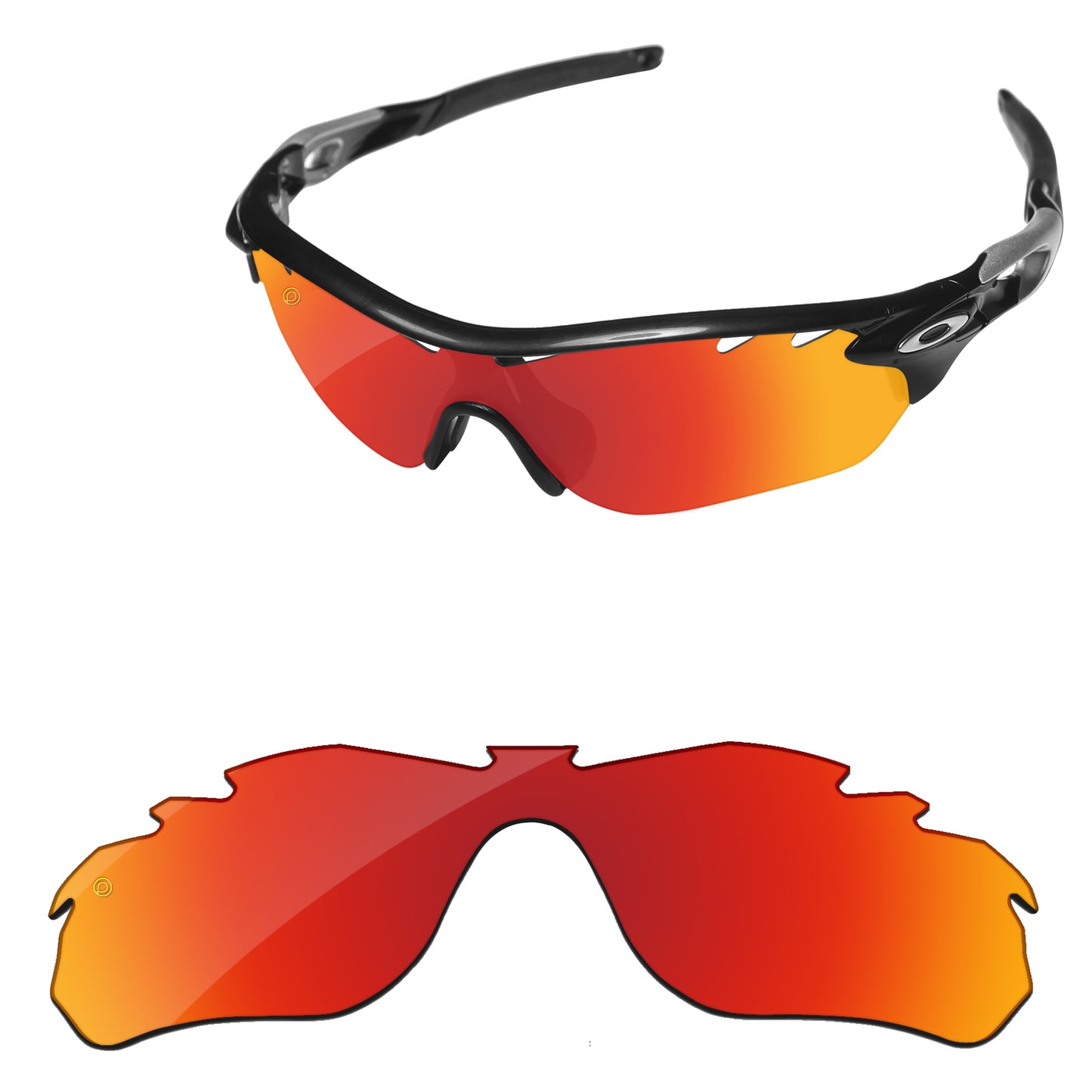 Replacement Lenses for Oakley RadarLock Edge Vented Asian Fit