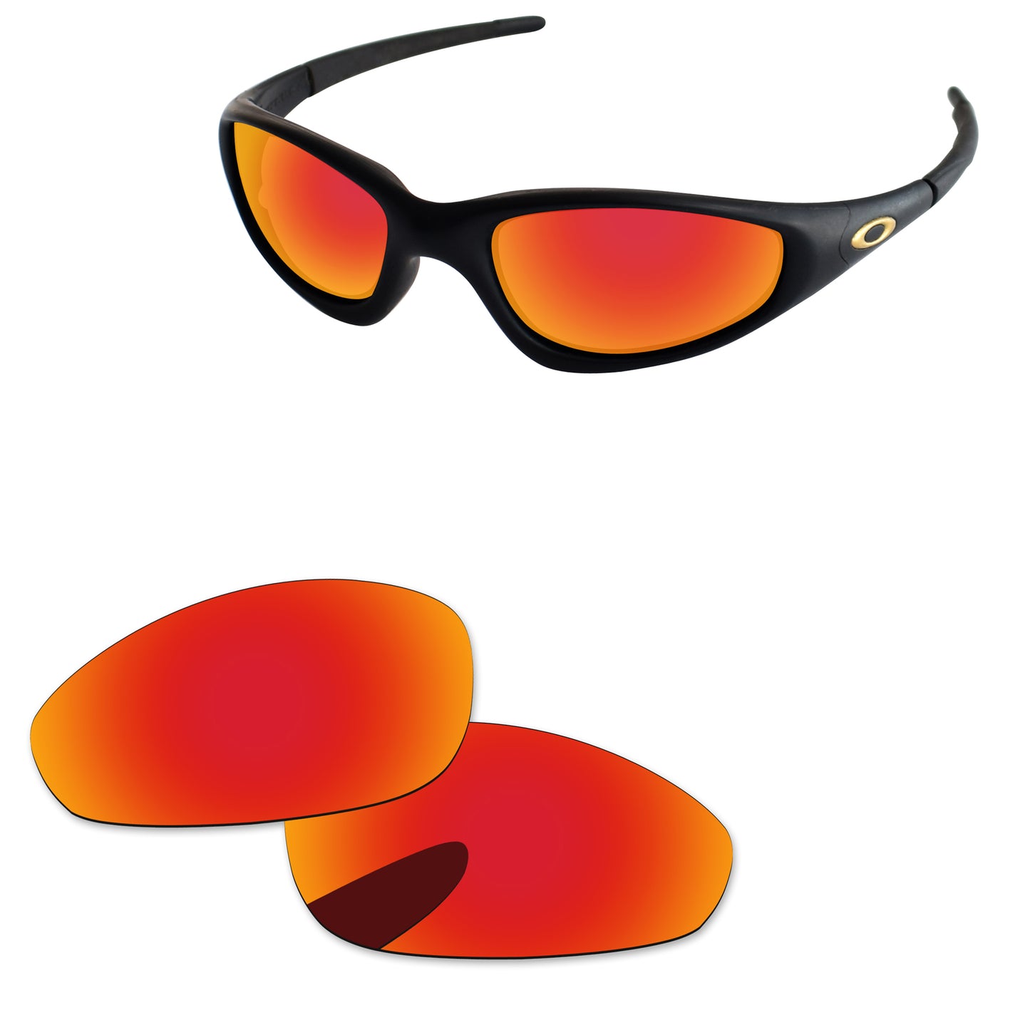 Replacement Lenses for Oakley Straight Jacket 1999